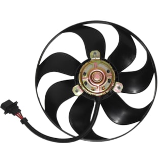 VENTOINHA ELETROVENTILADOR VW VOLKSWAGEN FOX / GOLF / POLO / NEW BEETLE COM AR 2002 > (345MM MOTOR LARGO) - M. MARELLI