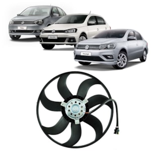 VENTOINHA ELETROVENTILADOR VW VOLKSWAGEN POLO 2008 A 2014/ GOL 2008 A 2017/ VOYAGE/ SAVEIRO/ FOX/ CROSSFOX/ - DENSO